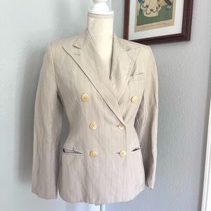 Double-breasted vintage 90s Ralph Lauren blazer